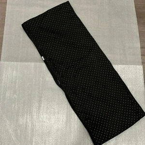 JJ Louis Black/ Gray Wool Blend  Infinity Scarf